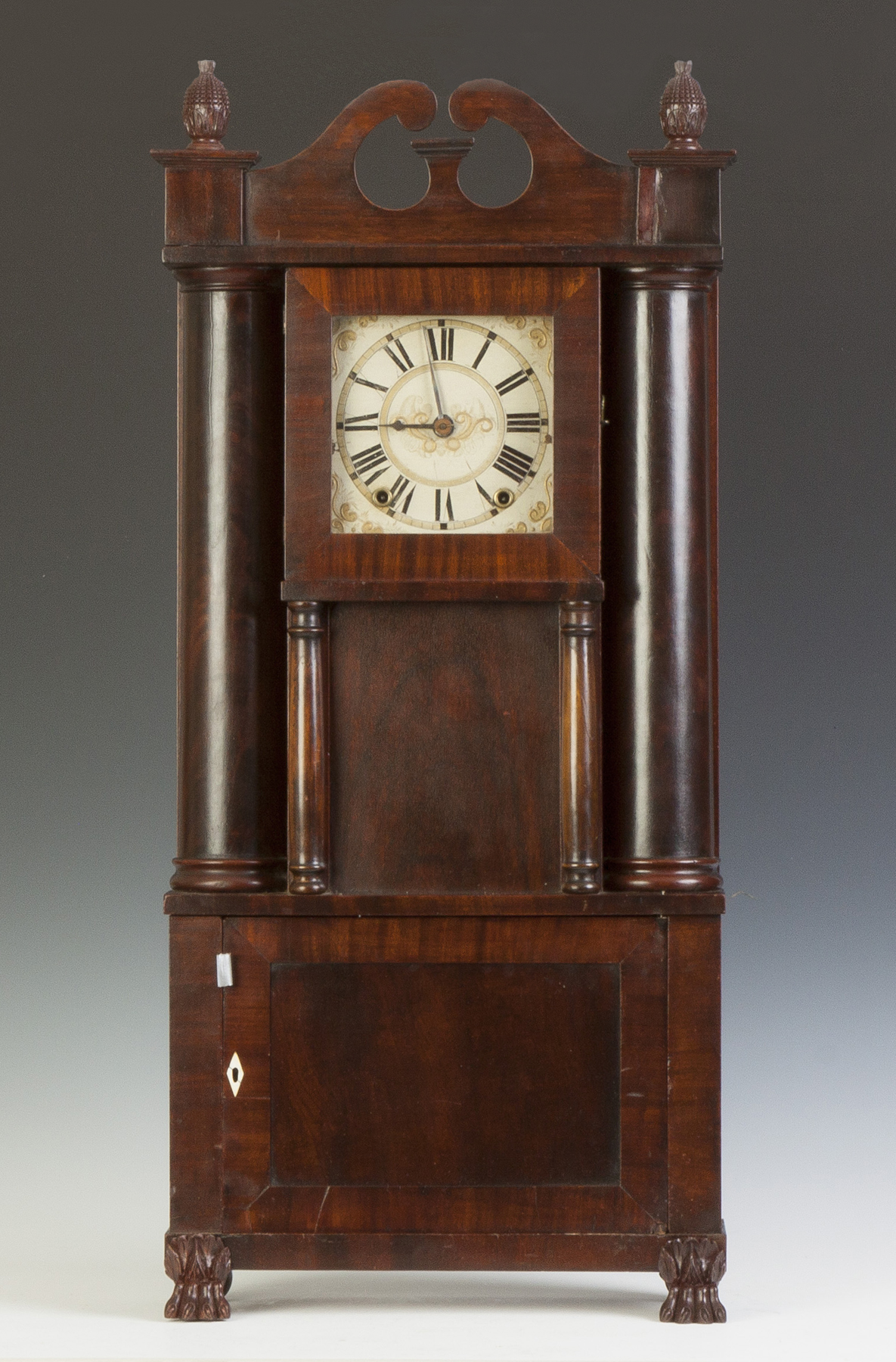 Appraisal: E G W Bartholomew Hollow Column Empire Shelf Clock C