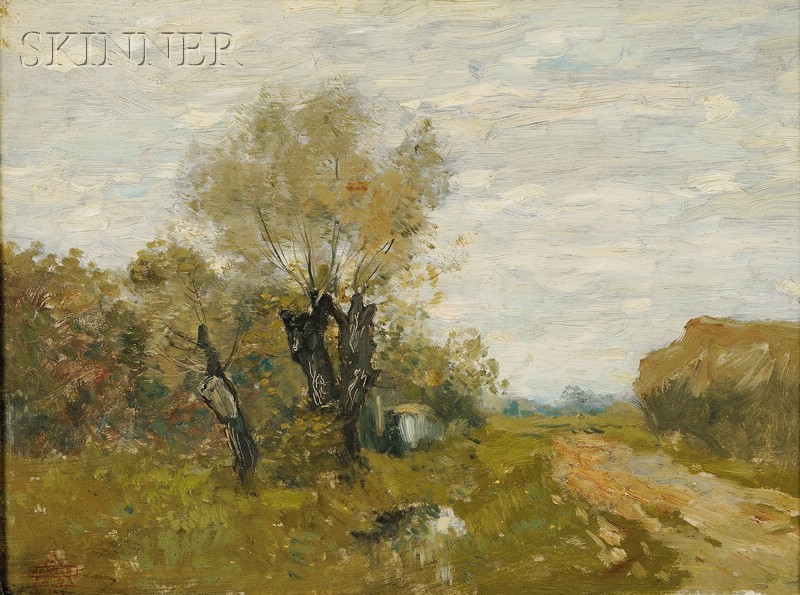 Appraisal: Henry Ward Ranger American - Landscape near Old Lyme Connecticut