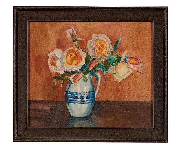 Appraisal: JULIA COLLINS STOHR AMERICAN OHIO B STILL LIFE Watercolor on