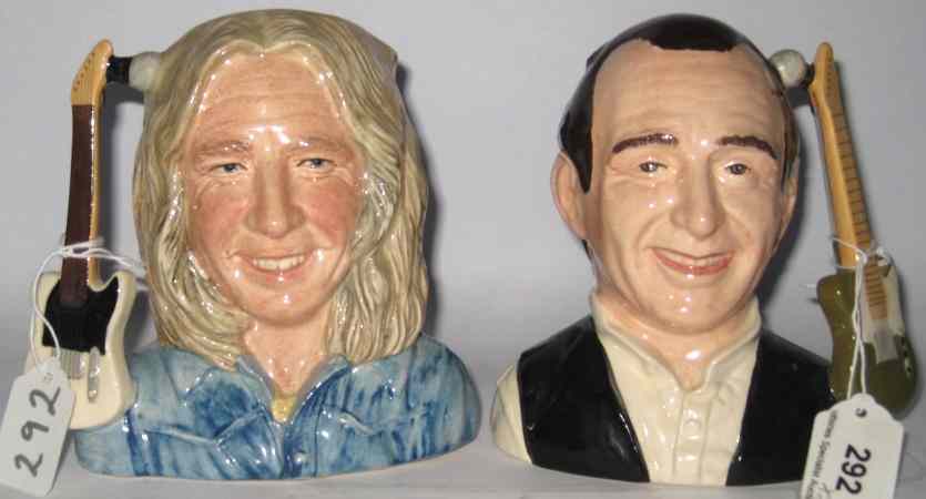 Appraisal: Royal Doulton Character Jugs Status Quo Francis Rossi D and