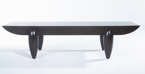 Appraisal: CHRISTIAN LIAGRE HOLLY HUNT Coffee table bench with broad top