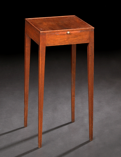 Appraisal: George III Mahogany Candle Stand early th century the square