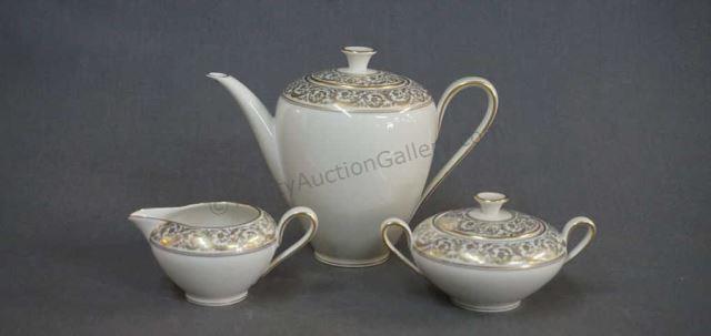 Appraisal: Vintage Bavaria Germany Coffee Pot Cream Sugar Set Made by