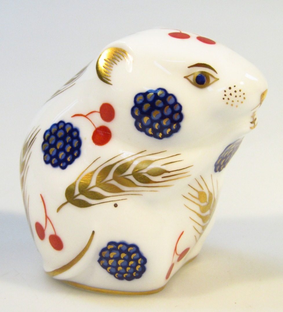 Appraisal: A Royal Crown Derby paperweight figure of a field mouse