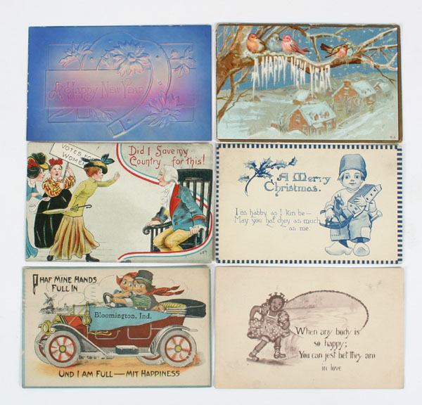 Appraisal: Lot of vintage and antique postcards various themes most ca