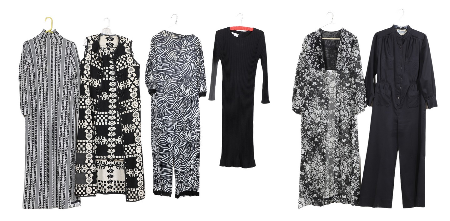 Appraisal: Dresses jumpsuits and ensembles to include The Knit Group by