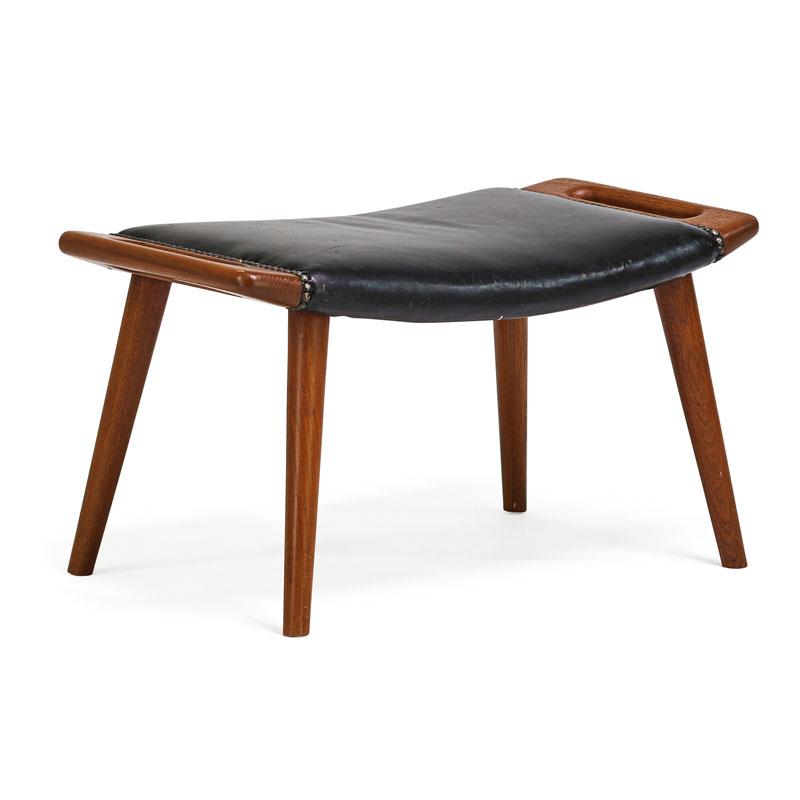 Appraisal: HANS WEGNER Bench Condition Report Some scuffs to leather and