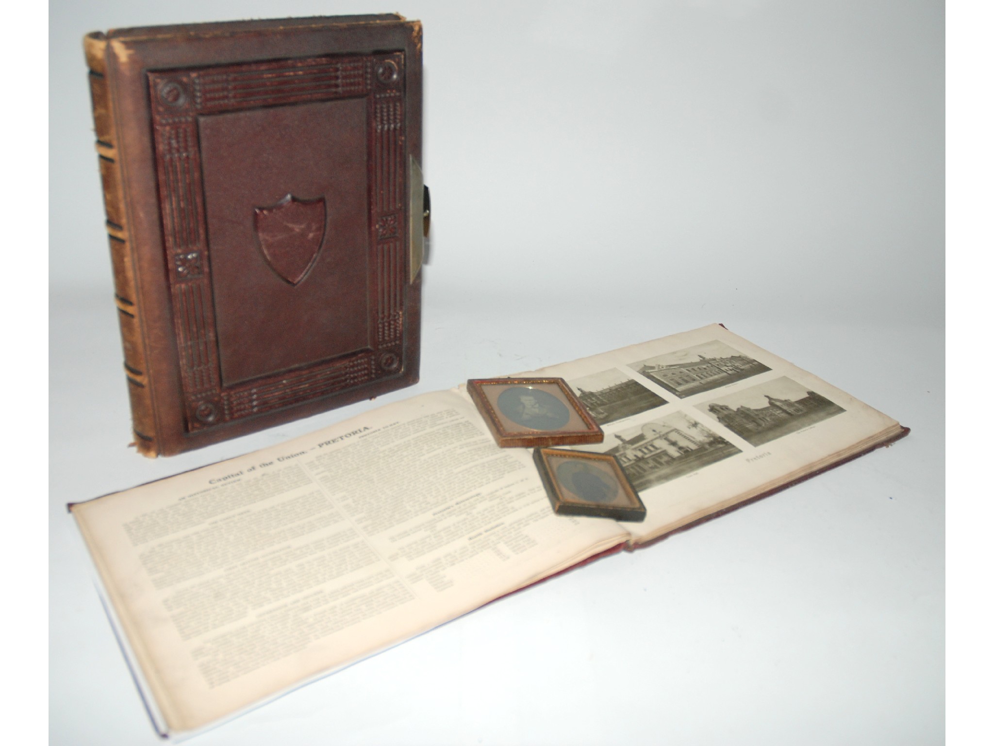 Appraisal: A Victorian photograph album other photographs etc