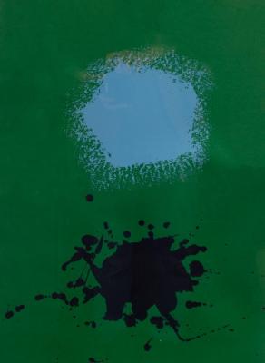 Appraisal: Adolph Gottlieb - Blues on Green signed dated and inscribed