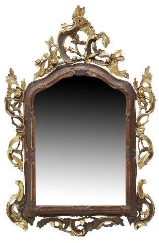 Appraisal: Italian Louis XV style parcel gilt wall mirror early th