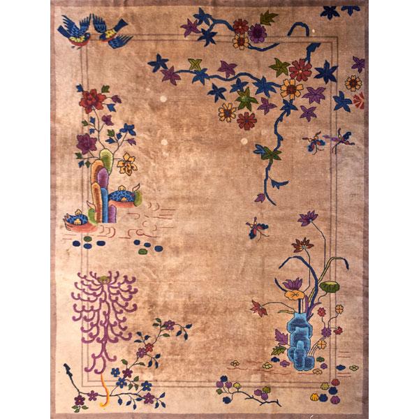 Appraisal: CHINESE ART DECO RUG Condition Report