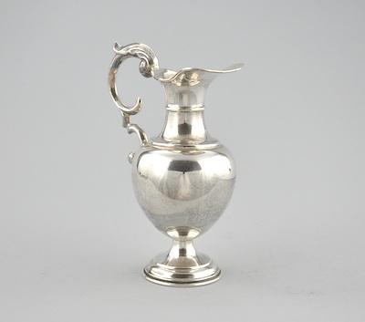 Appraisal: A Sterling Silver Ewer with Handle Approx H of baluster