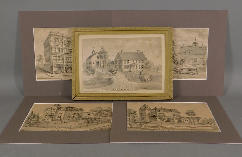 Appraisal: PC C Rhode Island Architectural Etching Group United States th