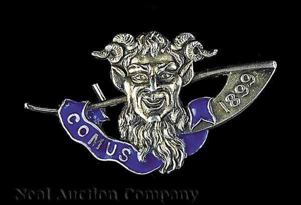 Appraisal: Mardi Gras Mistick Krewe of Comus krewe favor pin