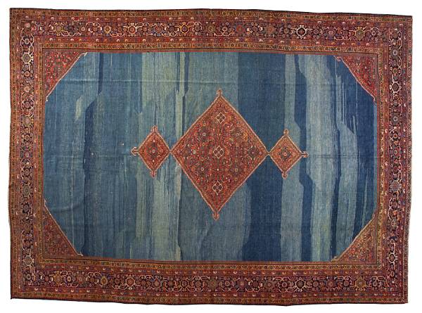 Appraisal: A Malayer carpet Central Persia late th century size approximately