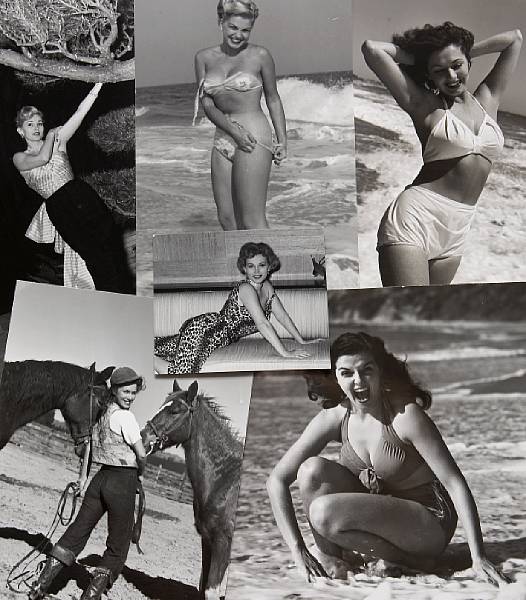 Appraisal: A group of black and white glamour photographs by Andre