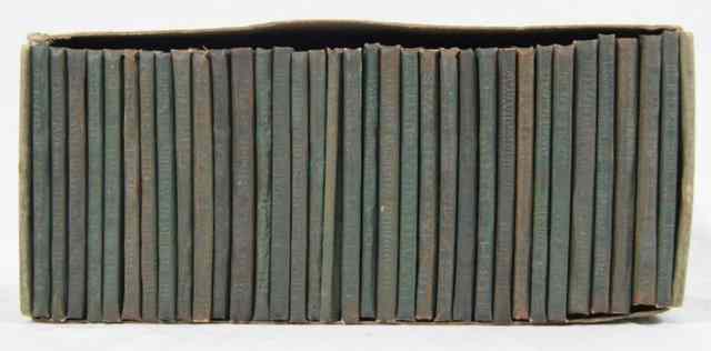 Appraisal: The Little Leather Library Corporation volumes New York embossed titles