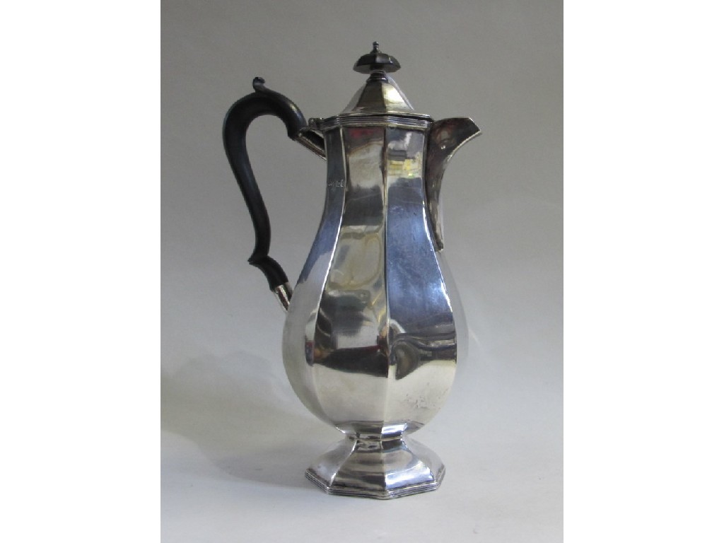 Appraisal: Silver hot water pot Birmingham