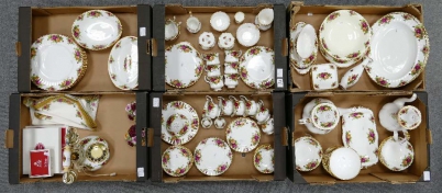 Appraisal: A large collection of Royal Albert Old Country Roses pottery