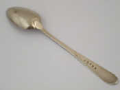 Appraisal: A Georgian Scottish silver Celtic point dessert spoon George Christie