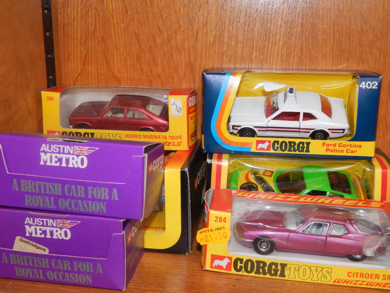 Appraisal: Two Corgi Whizz Wheels die cast vehicles two special edition