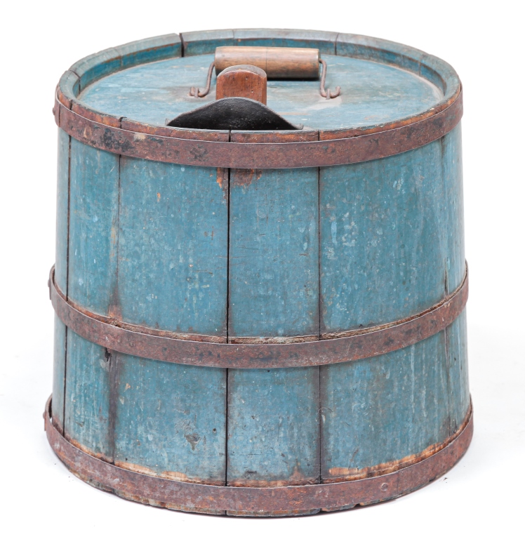 Appraisal: AMERICAN BUCKET Second half th century Most likely for kerosene