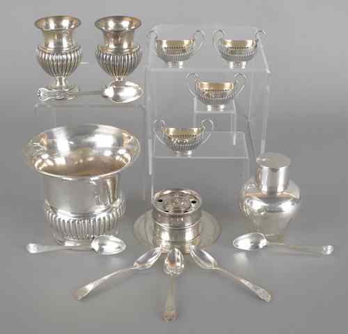 Appraisal: Group of English silver tablewares ozt