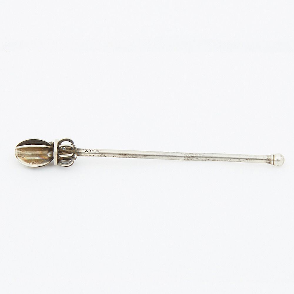 Appraisal: Georg Jensen Sterling Silver Honey Dipper Georg Jensen Denmark Sterling