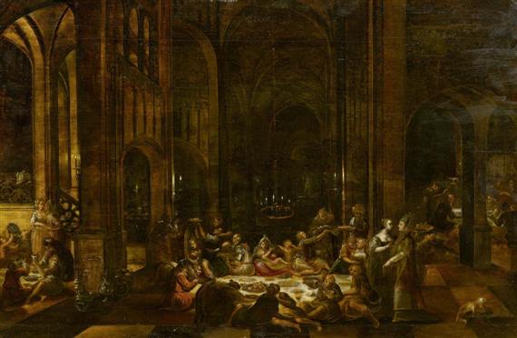 Appraisal: STEENWIJK HENDRICK VAN the younger Antwerp circa - Leiden Temple