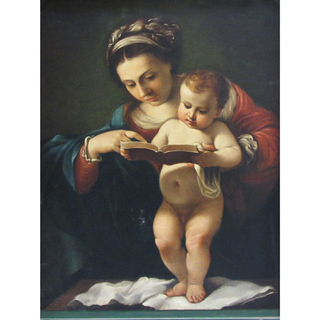 Appraisal: Italian School th th Century Virgin and Child Oil on