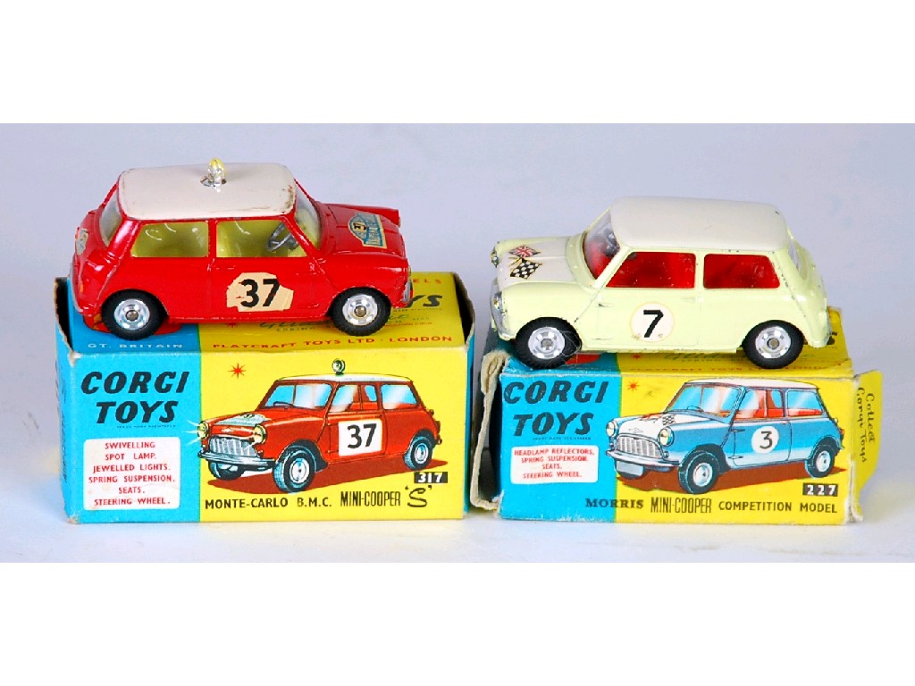 Appraisal: CORGI TOYS BOXED MONTE-CARLO B M C MINI COOPER 'S'