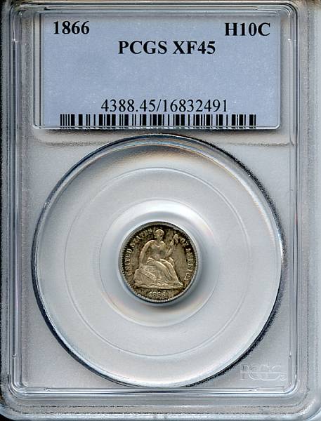 Appraisal: H C XF PCGS Only business strikes were coined of