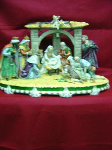 Appraisal: DRESDEN FIGURINE - NATIVITY