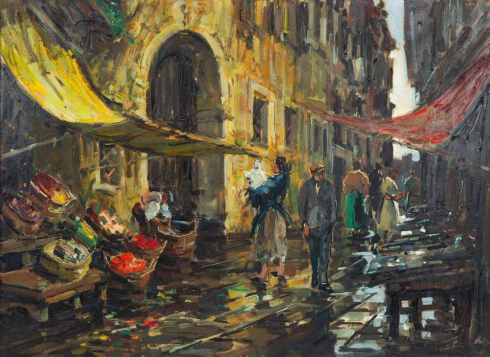 Appraisal: GINO SALVIATI ITALIAN - GINO SALVIATI ITALIAN - Calle a