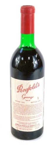 Appraisal: A Penfolds Grange Vintage red wine bottled in Bin