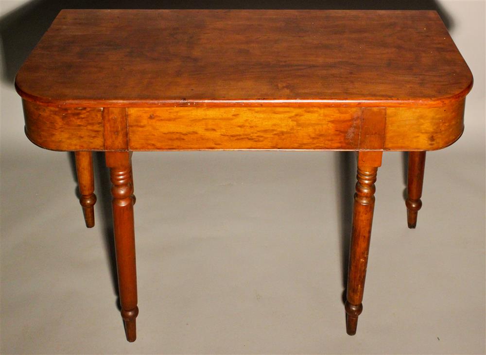 Appraisal: LATE SHERATON CHERRY SINGLE DROP LEAF TABLE having a rectangular