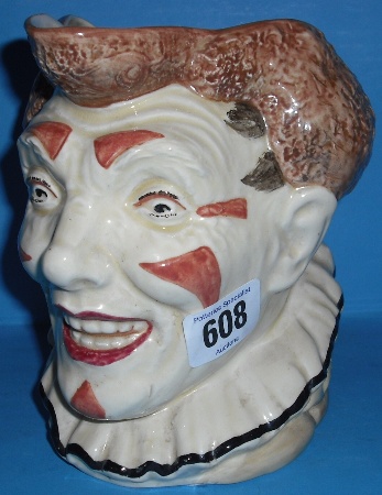 Appraisal: Royal Doulton Large Character Jug The Brown Haired Clown restored