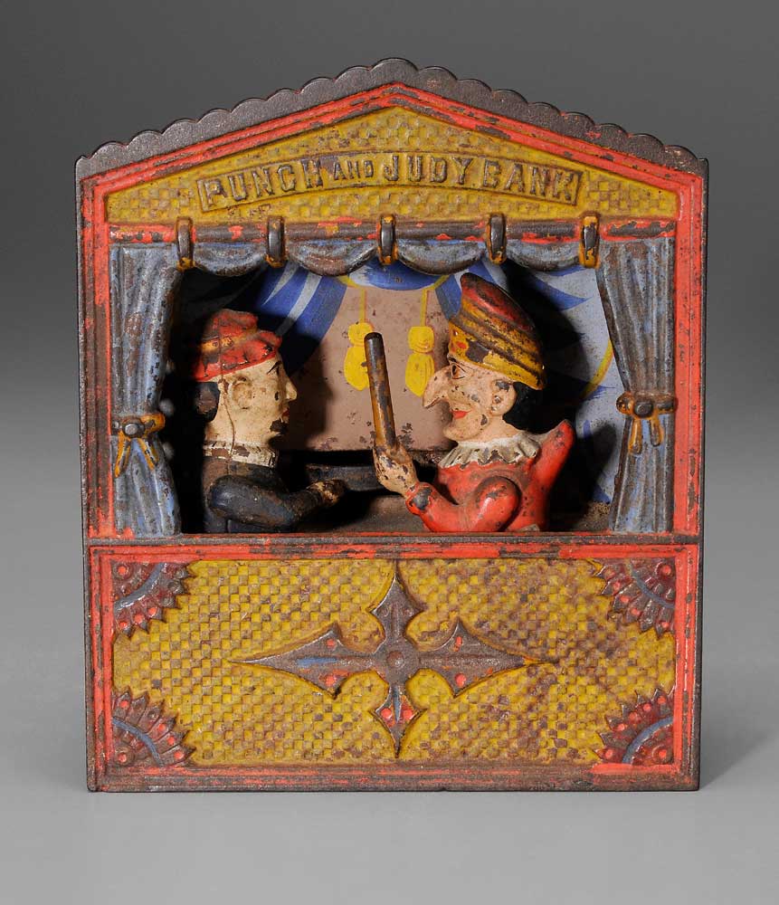 Appraisal: Punch and Judy Mechanical Bank probably British late th century