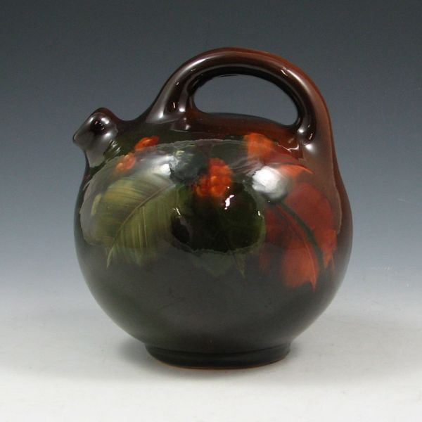 Appraisal: Weller Louwelsa ball jug with berry decoration Marked Weller Louwelsa