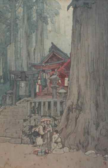 Appraisal: YOSHIDA Hiroshi Japanese - ''Misty Day in Nikko'' '' x