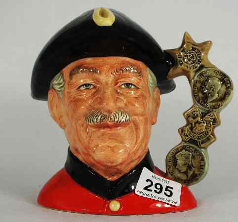 Appraisal: Royal Doulton Large Character Jug Chelsea Pensioner D with Special