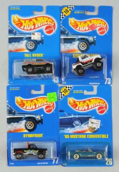 Appraisal: Lot of Mattel Hot Wheels Blue Card Vehicles Description Includes