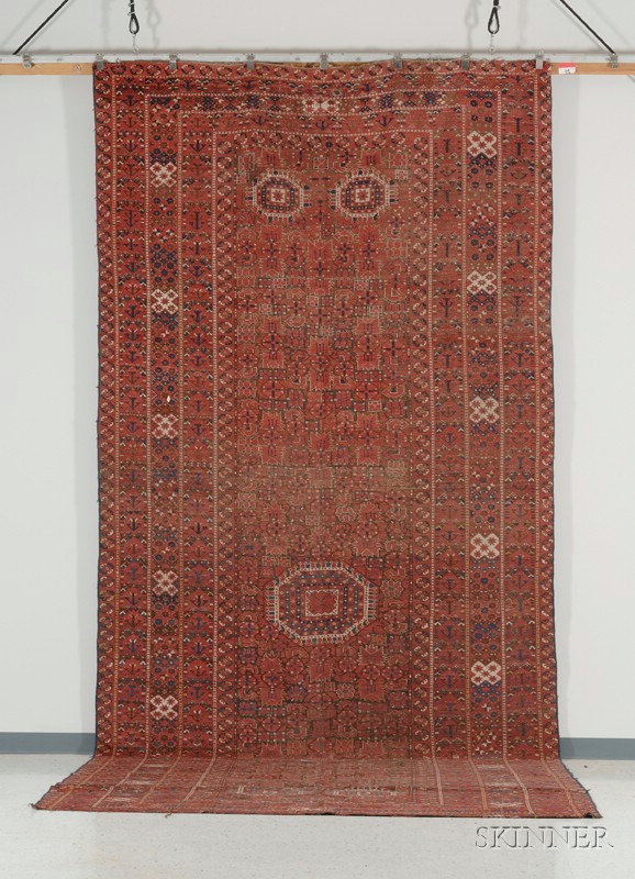 Appraisal: Beshir Main Carpet West Turkestan second half th century areas