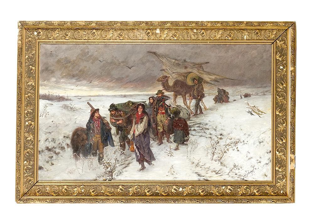 Appraisal: Polish Artist th Century Polish Artist th Century Artists with