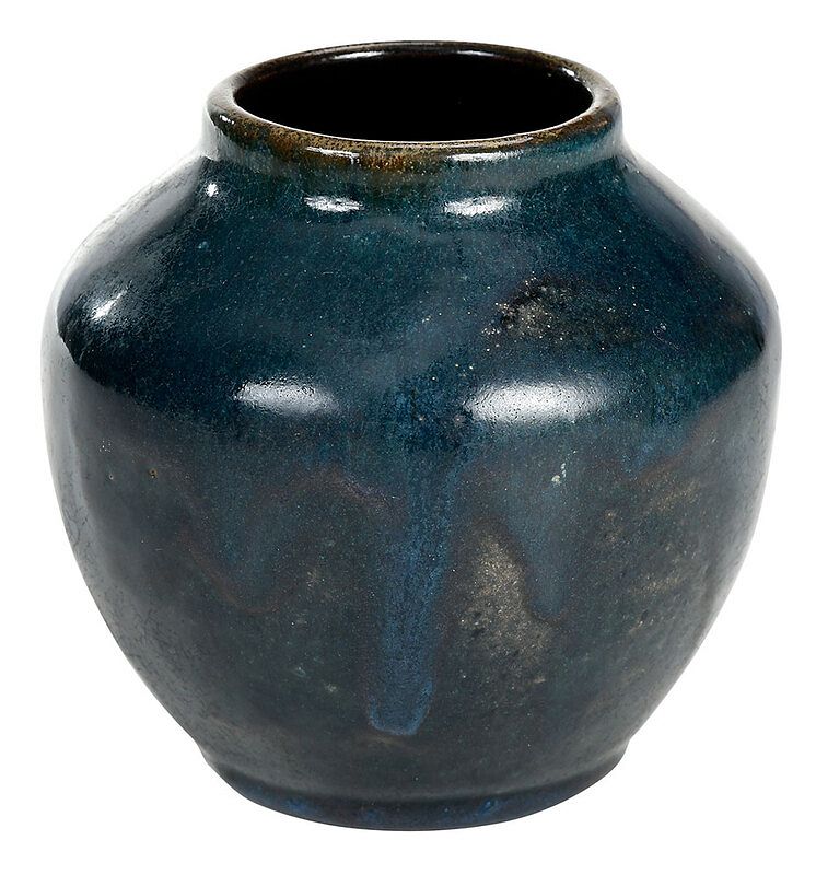 Appraisal: Bachelder Pottery Vase Oscar Louis Bachelder b Menasha Wisconsin d