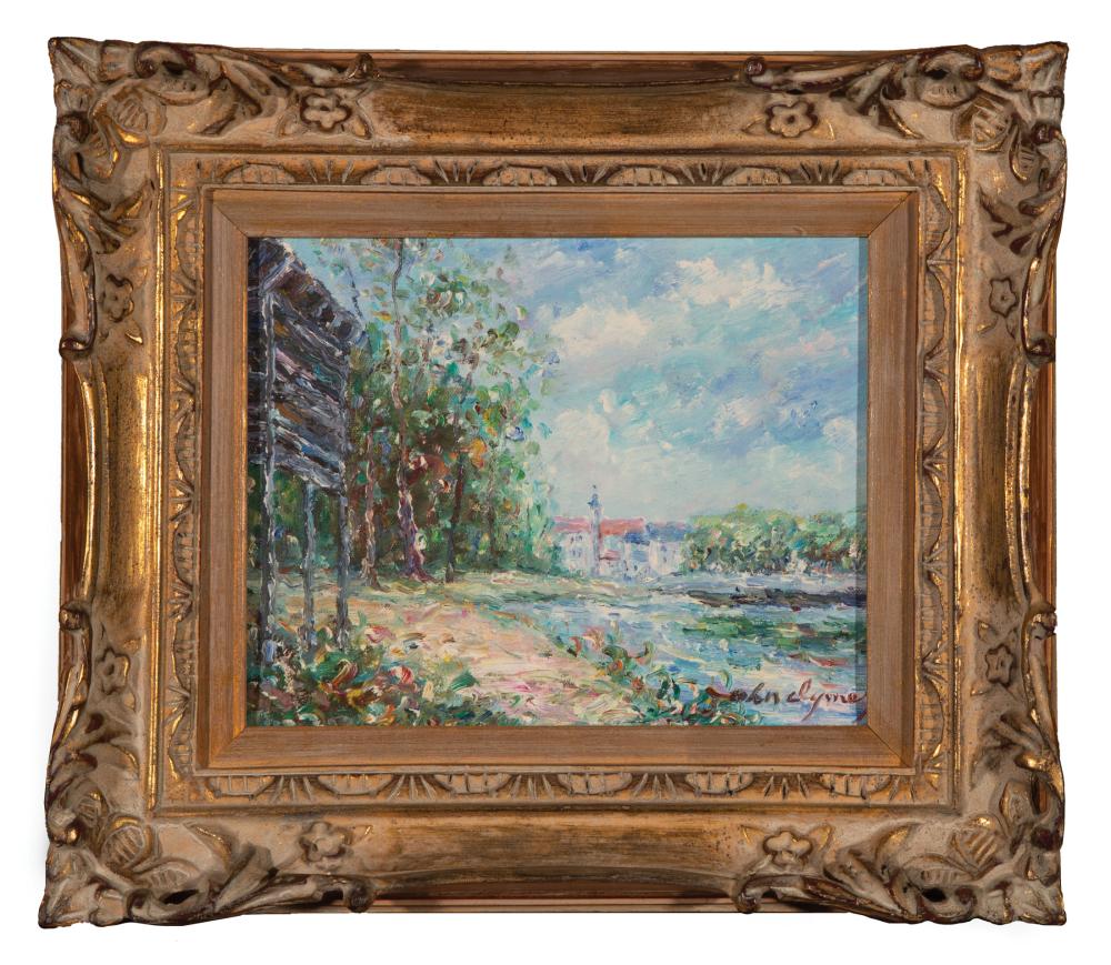 Appraisal: John Clymer British b Impressionist Landscapes oils on canvas each