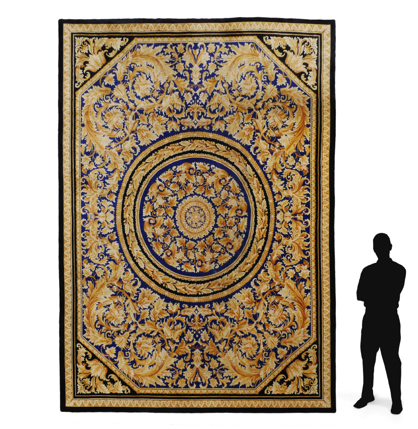 Appraisal: GIANNI VERSACE HOME SIGNATURE CARPET ' '' x ' Hand