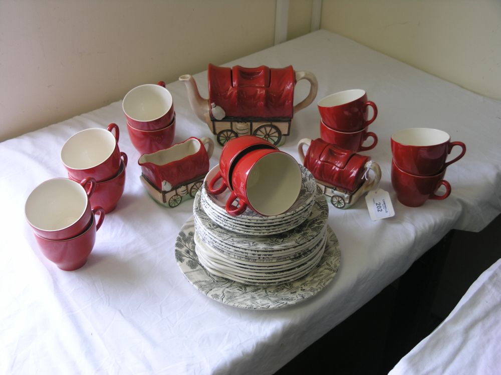 Appraisal: A Washington Pottery Ltd Staffordshire novelty teaset thirty-four pieces for