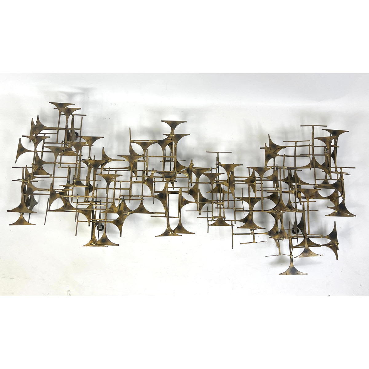 Appraisal: Marc Weinstein Metal Wall Sculpture Dimensions H inches W inches