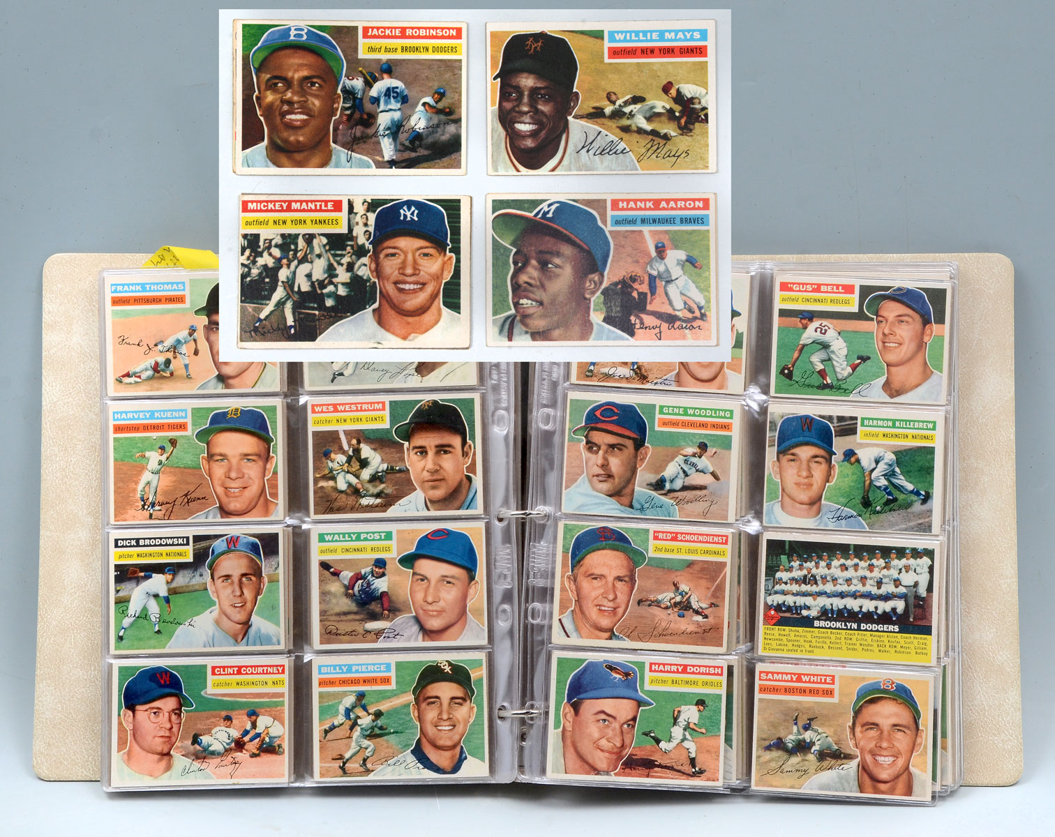 Appraisal: TOPPS COMPLETE BASEBALL CARD SET Encased in album from a